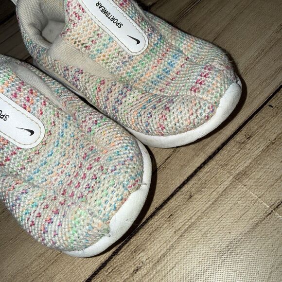 Nike Toddlers Viale Space Dye Slip On Sneakers White Size 6C - Picture 7 of 8